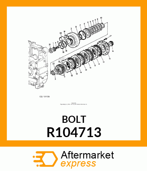 SCREW, SPECIAL HEX R104713