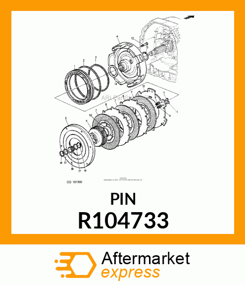 PIN, HEADED R104733