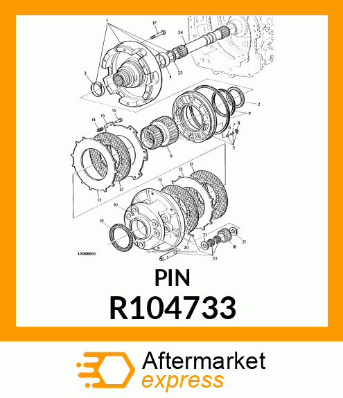 PIN, HEADED R104733