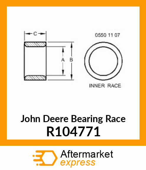 BEARING RACE, JOURNAL R104771