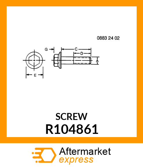 SCREW R104861