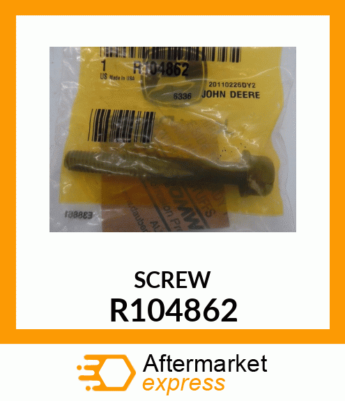 SCREW,FLANGE HEAD CAP R104862