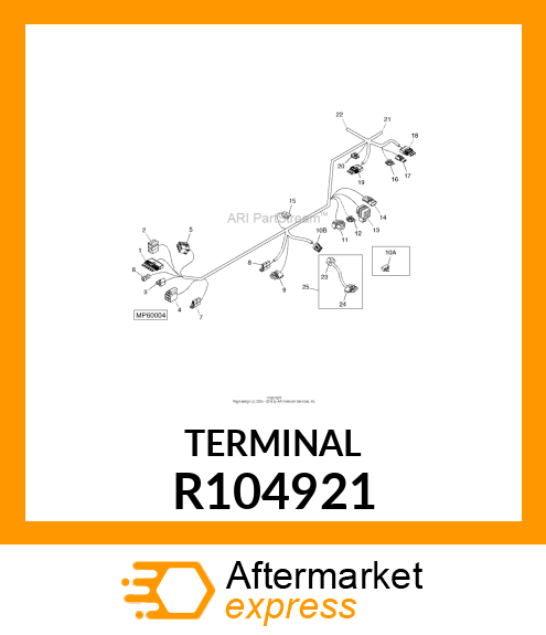 ELEC. CONNECTOR TERMINAL, FEMALE BL R104921