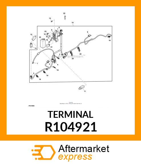 ELEC. CONNECTOR TERMINAL, FEMALE BL R104921