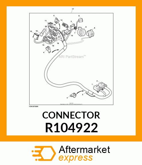 ELECTRICAL CONNECTOR ASSY, 6 R104922