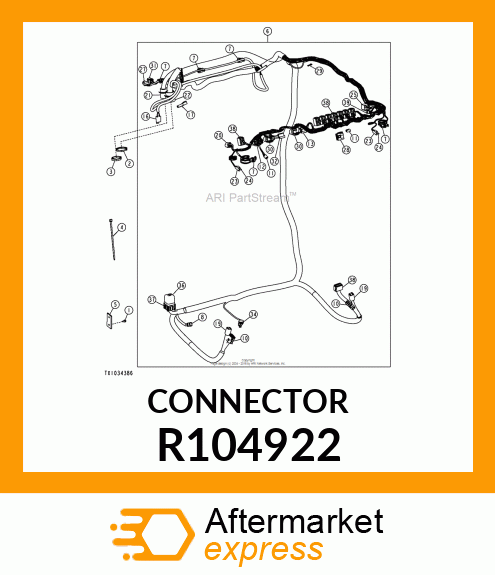 ELECTRICAL CONNECTOR ASSY, 6 R104922