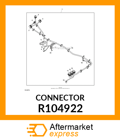 ELECTRICAL CONNECTOR ASSY, 6 R104922