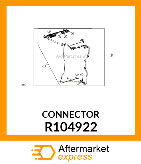 ELECTRICAL CONNECTOR ASSY, 6 R104922