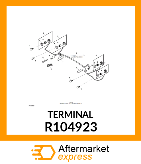 ELEC. CONNECTOR TERMINAL, MALE METR R104923