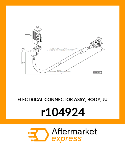 ELECTRICAL CONNECTOR ASSY, BODY, JU r104924