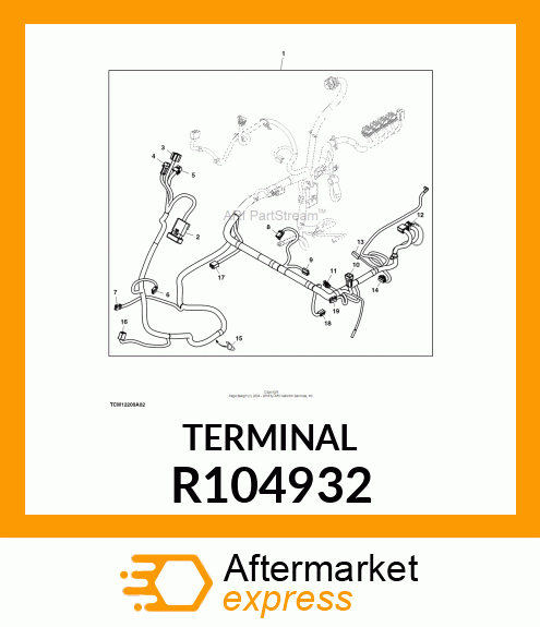 ELEC. CONNECTOR TERMINAL, FEMALE, S R104932