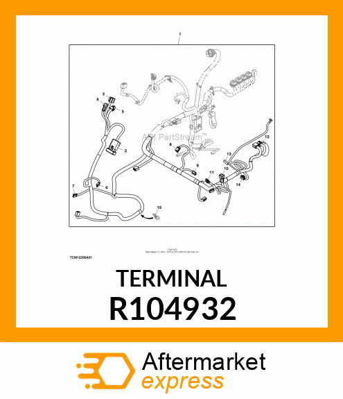 ELEC. CONNECTOR TERMINAL, FEMALE, S R104932