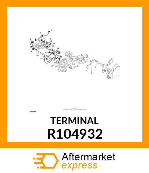 ELEC. CONNECTOR TERMINAL, FEMALE, S R104932