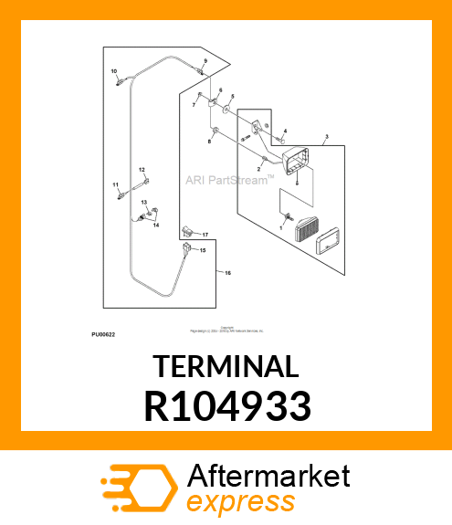 ELEC. CONNECTOR TERMINAL, FEMALE BL R104933