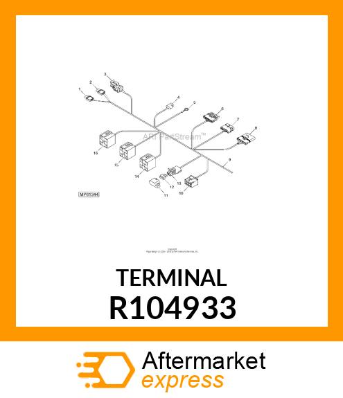 ELEC. CONNECTOR TERMINAL, FEMALE BL R104933