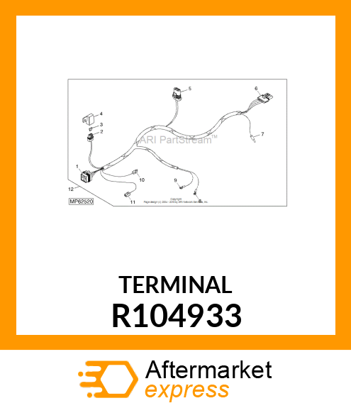 ELEC. CONNECTOR TERMINAL, FEMALE BL R104933