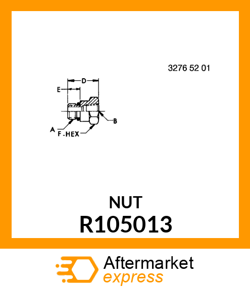 ADAPTER FITTING, PLUG R105013