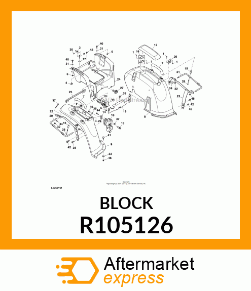 STOP, LEVER R105126