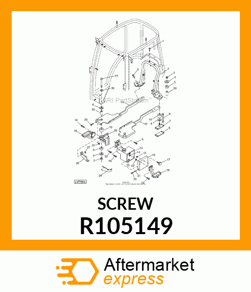 SCREW, HEX HEAD, SPECIAL R105149