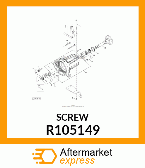 SCREW, HEX HEAD, SPECIAL R105149