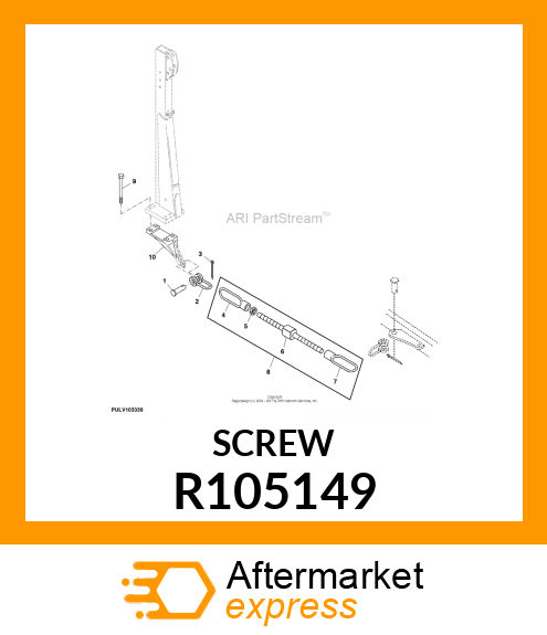 SCREW, HEX HEAD, SPECIAL R105149