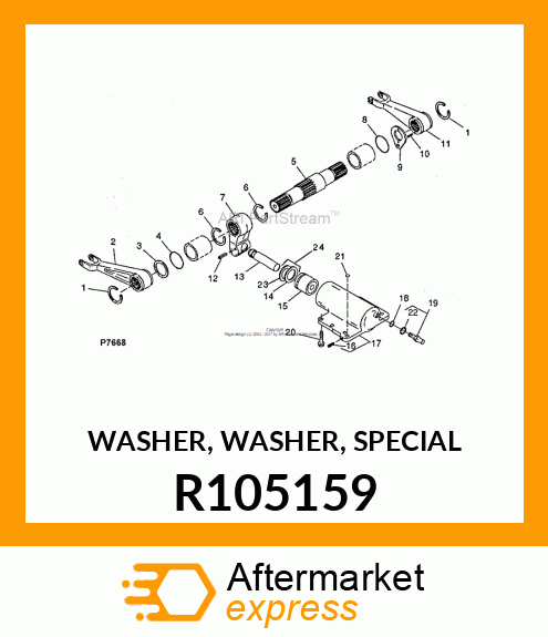 WASHER, WASHER, SPECIAL R105159