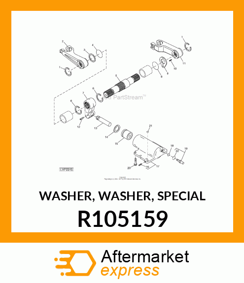 WASHER, WASHER, SPECIAL R105159