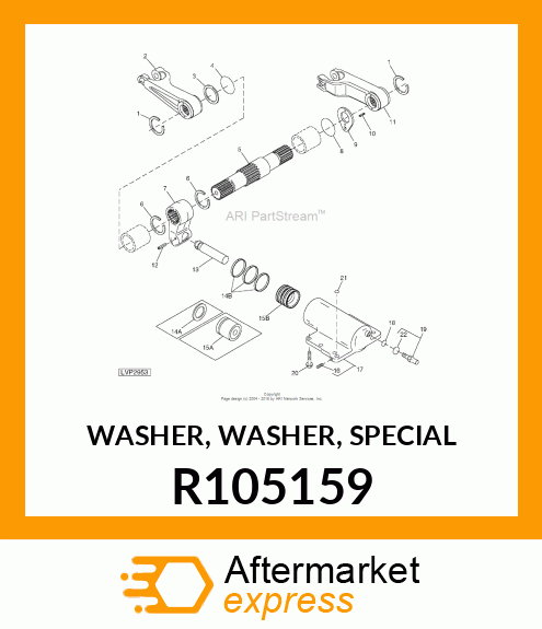 WASHER, WASHER, SPECIAL R105159