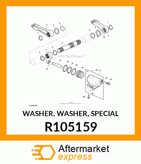 WASHER, WASHER, SPECIAL R105159