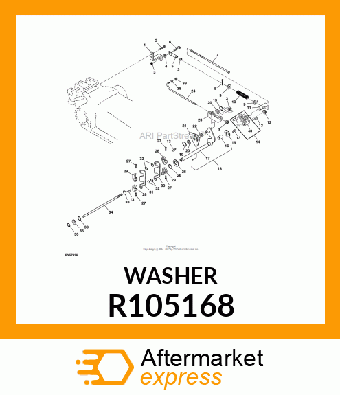 WASHER R105168