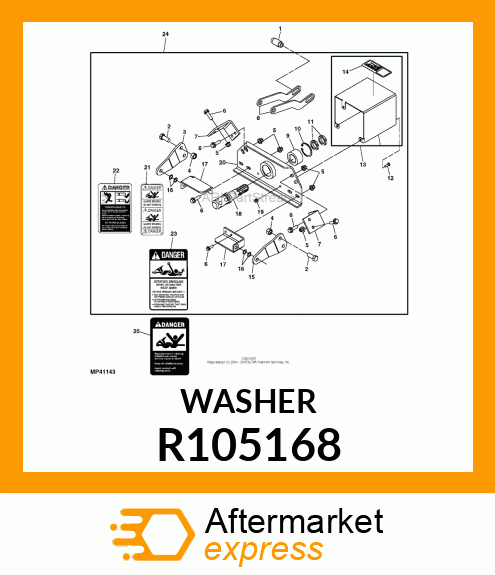 WASHER R105168