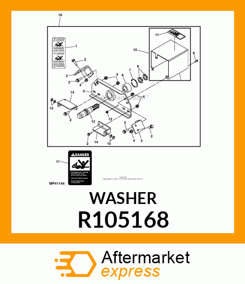 WASHER R105168