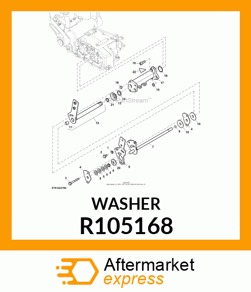 WASHER R105168