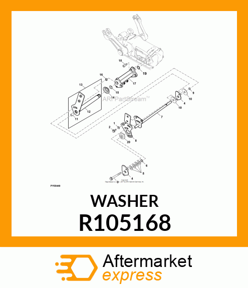 WASHER R105168