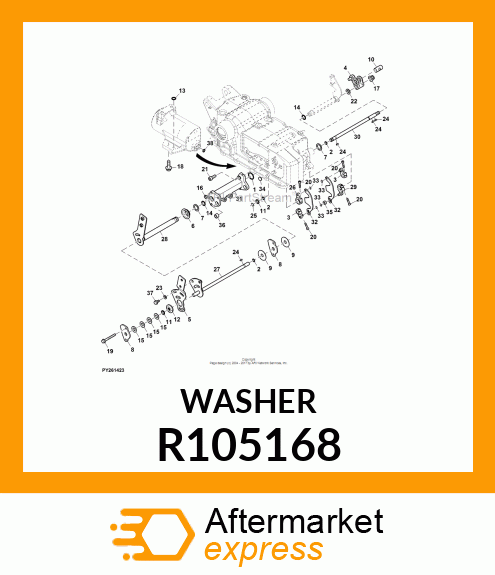 WASHER R105168