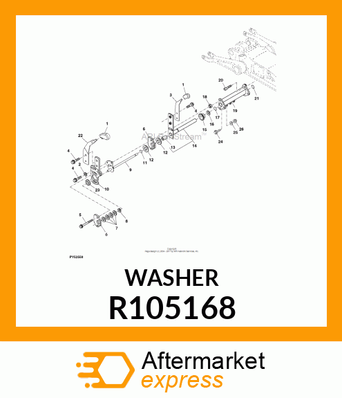 WASHER R105168