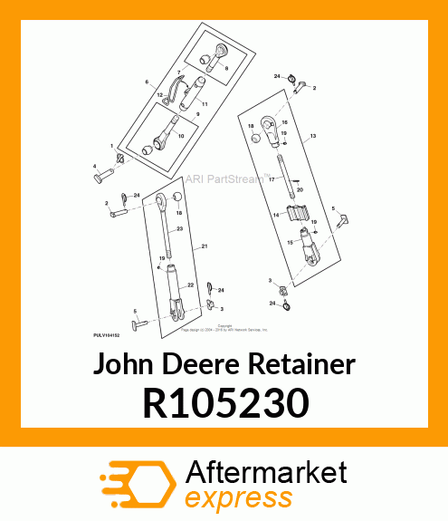 RETAINER, RETAINER R105230