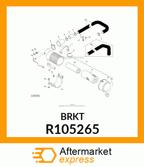 BRACKET, BRACKET R105265