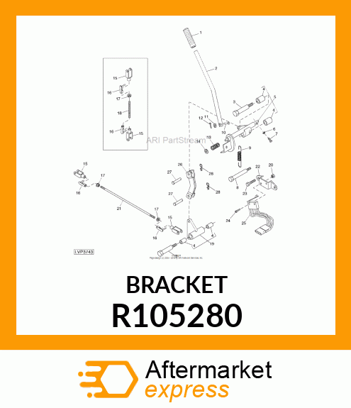 BRACKET, BRACKET R105280