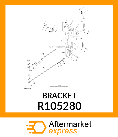 BRACKET, BRACKET R105280