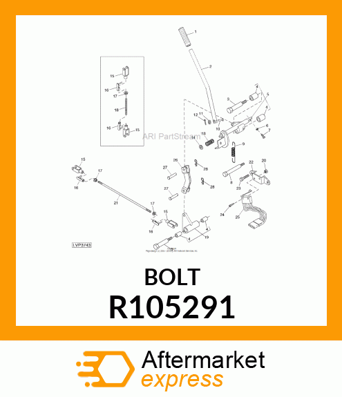 BOLT, SHOULDER R105291