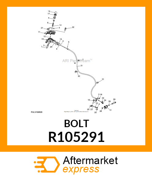 BOLT, SHOULDER R105291