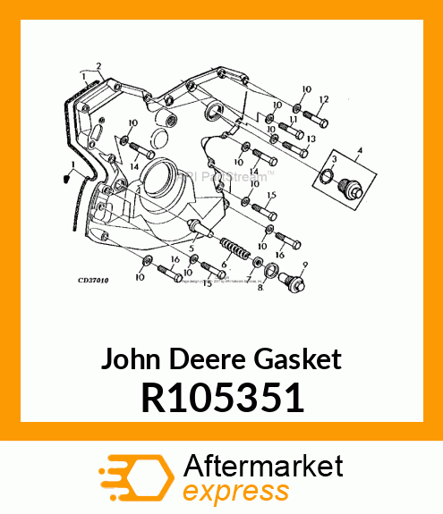 JOINT DE COUVERCLE DE, GASKET R105351