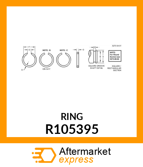 RING, SNAP R105395