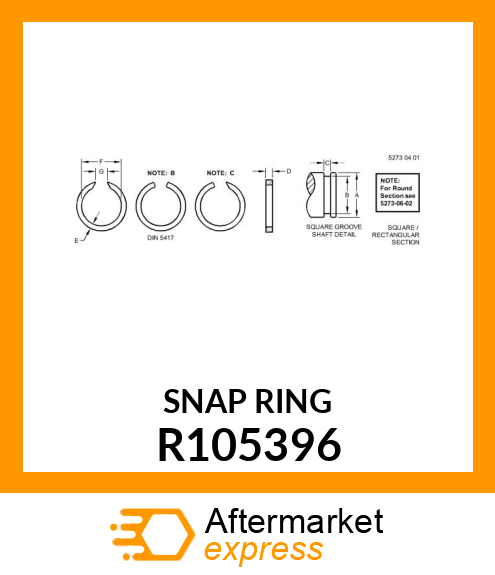 RING, SNAP R105396