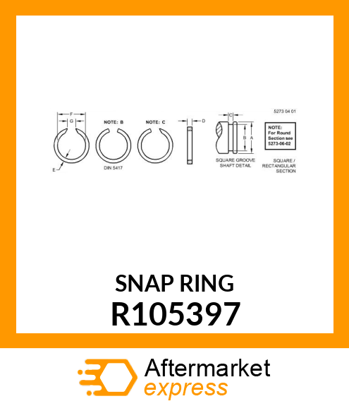 RING, SNAP R105397