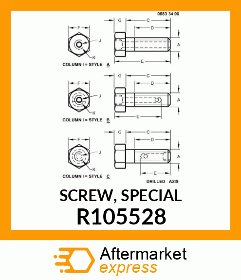 SCREW, SPECIAL R105528