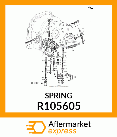 SPRING R105605