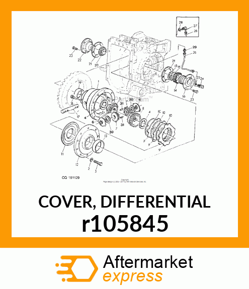 COVER, DIFFERENTIAL r105845