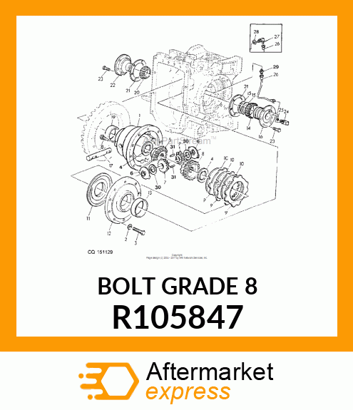 CAP SCREW, SPECIAL R105847